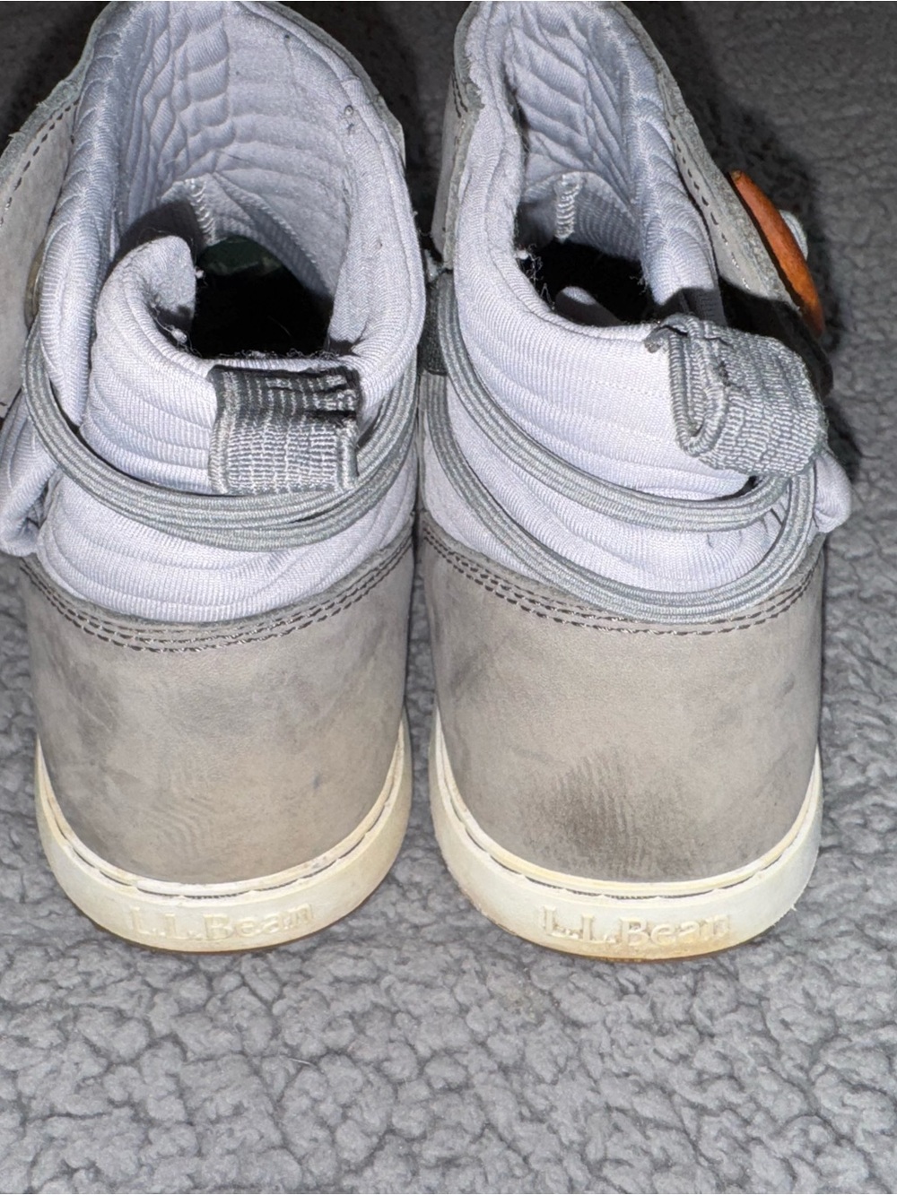 L.L. Bean Gray Women's Ankle Snow Booties - Picture 5 of 5